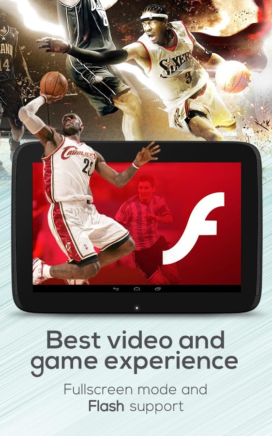 browser with flash player for android tablet