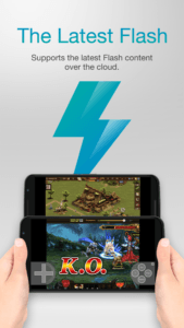 Browser con Flash Player Android integrato 3
