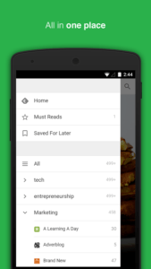 Le migliori applicazioni Android per le news Feedly your work newsfeed 2