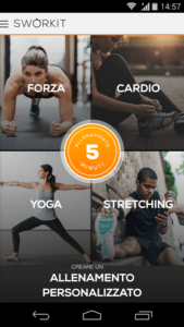 Sworkit il personal Trainer per Android 1