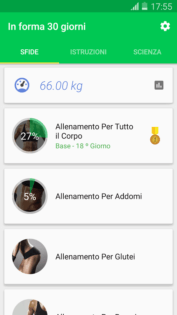 Tieniti in forma con le migliori applicazioni sul fitness per Android sfida fitness 30 giorni logo 1